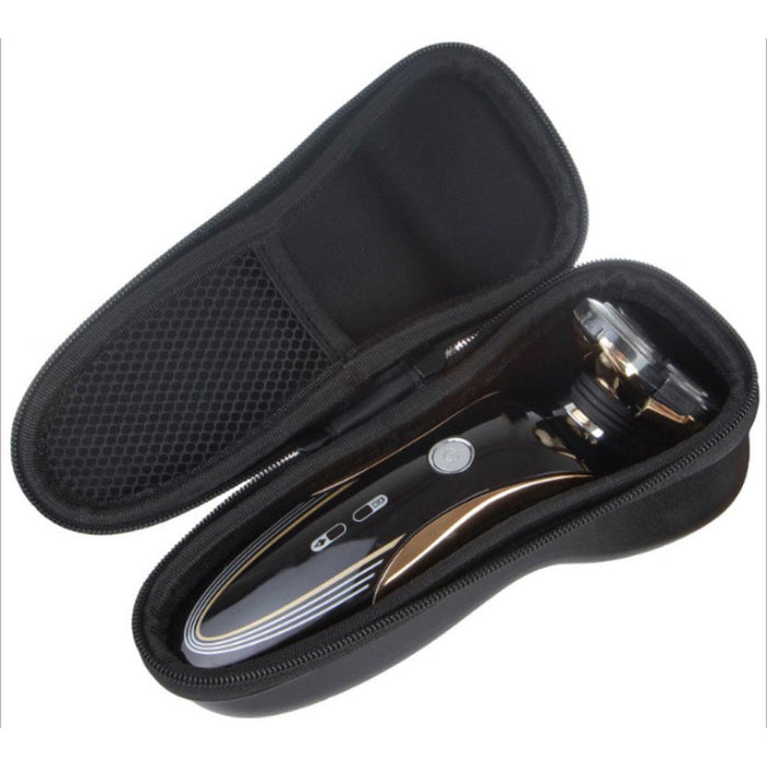 Crofta Zipper Safety Razor Travel Case Carry Bag Pouch for Men Shaving Tools Black