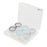 3 Pairs Portable Plastic Clear Contact Lens Boxes Travel Soaking Storage Case Remover Stick Tweezers Kit