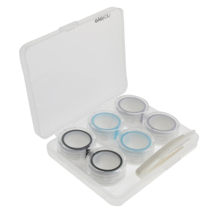 3 Pairs Portable Plastic Clear Contact Lens Boxes Travel Soaking Storage Case Remover Stick Tweezers Kit