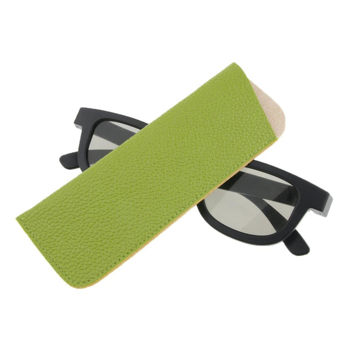 Crofta 10 Pieces Slip in Eyeglass Pouch Eyewear Sleeve Glasses Bag Protector Green