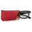 Crofta 10 Pieces Eyeglasses Sunglasses Protector Box Pouch Glasses Case Red