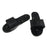 1 Pair Foot Massage Slippers Acupressure Massage Shoes Reflexology Sandals for Men Women, Black