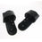 1 Pair Foot Massage Slippers Acupressure Massage Shoes Reflexology Sandals for Men Women, Black