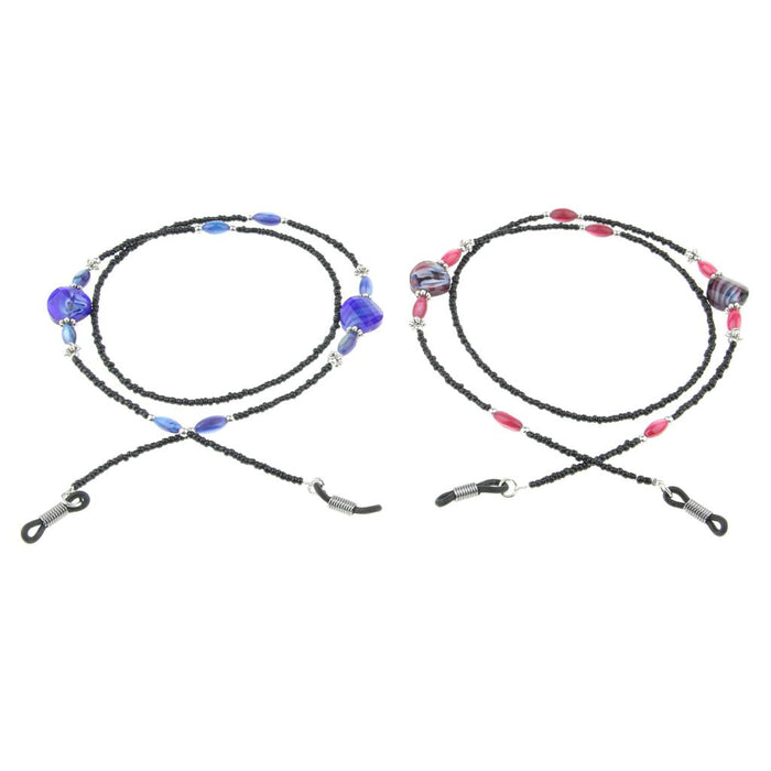 Crofta 2 Pieces Anti-Slip Eyeglasses Chain Rope Spectacles Cord Retainer Strap