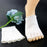 1 Pair Gel Lined Compression Toe Separating Socks For Dry Hard Cracked Skin