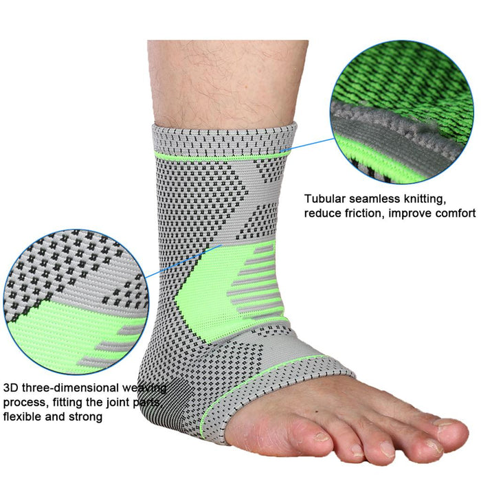 Crofta 1Piece Ankle Brace Compression Support Sleeve Foot Socks with Arch Support M