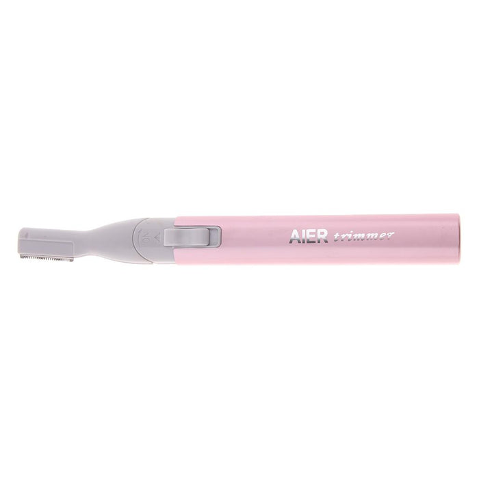 Crofta Women Electric Eyebrow Trimmer Shaver Facial Hair Remover Epilator Pink