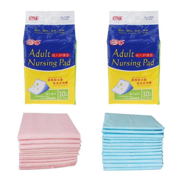 Crofta 10Pcs Disposable Incontinence Bed Pad Pet Training Pad Heavy Absorbency Pink