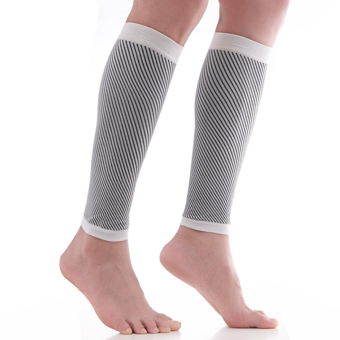 Crofta 1 Pair Sports Men Women Compression Sleeve Calf Knee Stocking Socks S