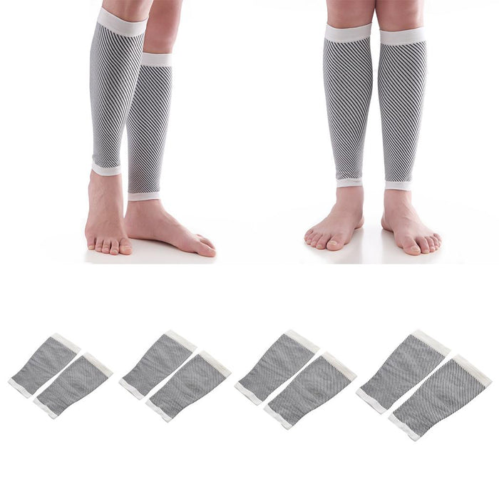 Crofta 1 Pair Sports Men Women Compression Sleeve Calf Knee Stocking Socks S