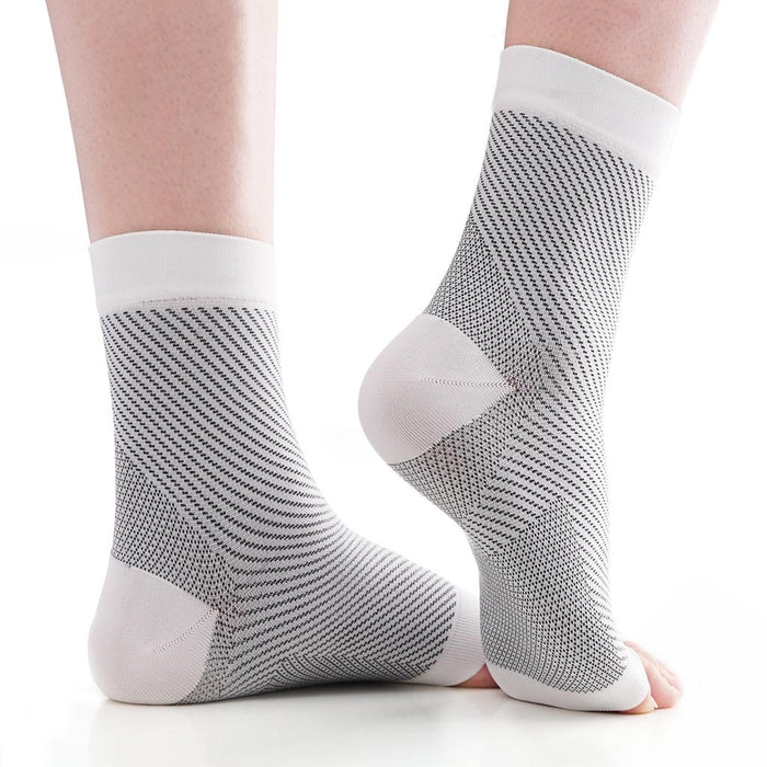 1 Pair lantar Fasciitis Socks Ankle Brace Guard Compression Foot Sleeves M