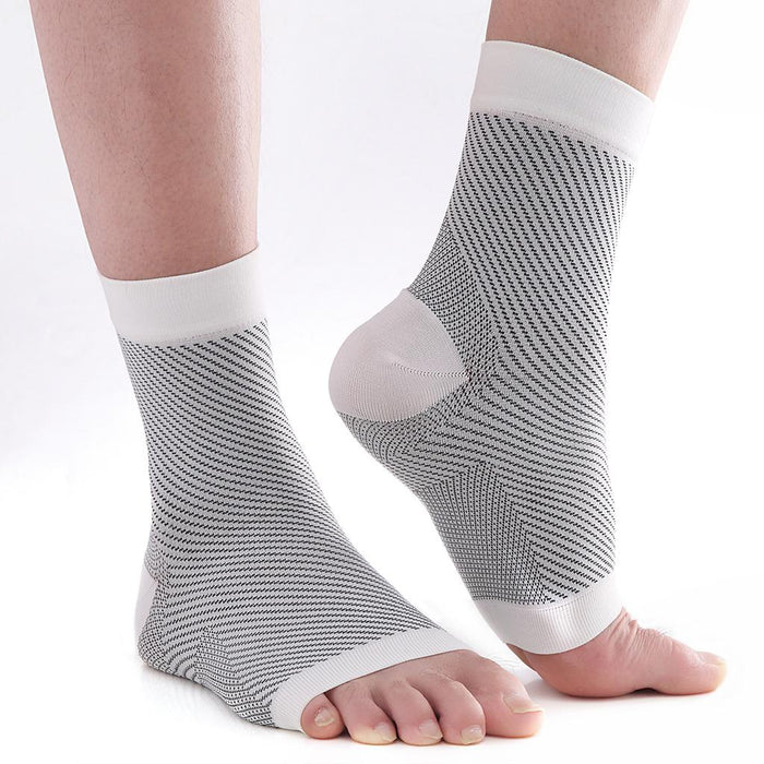 1 Pair lantar Fasciitis Socks Ankle Brace Guard Compression Foot Sleeves M