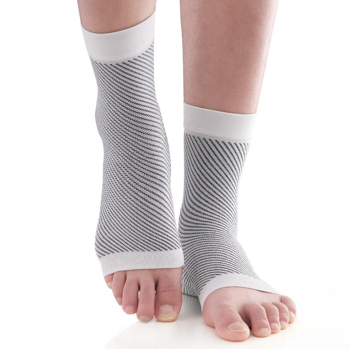 1 Pair lantar Fasciitis Socks Ankle Brace Guard Compression Foot Sleeves M