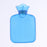 Crofta Mini 250ml Hot Water Bottle Bag with Soft Cloth Cover and Screw Top Blue