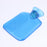 Crofta Mini 250ml Hot Water Bottle Bag with Soft Cloth Cover and Screw Top Blue