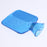 Crofta Mini 250ml Hot Water Bottle Bag with Soft Cloth Cover and Screw Top Blue