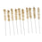 Crofta 10 Pieces Long Bottle Brushes for Washing Narrow Neck Bottles Moxa Burner