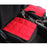 Crofta Breathable Non-Slip Chair Cushion Sweat-absorbing Car Seat Cover Pad Red