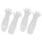 Crofta 2 Pairs Clear Plastic Disposable Long Arm Gloves For Women Men Waterproof