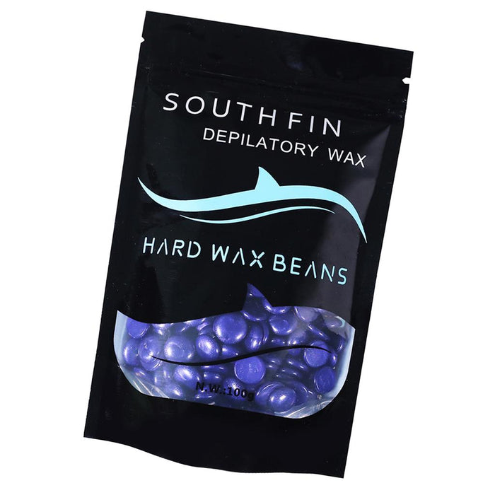 Crofta 100g Hard Wax Beads Women Men Hair Removal Depilatory Waxing Beans Lavender