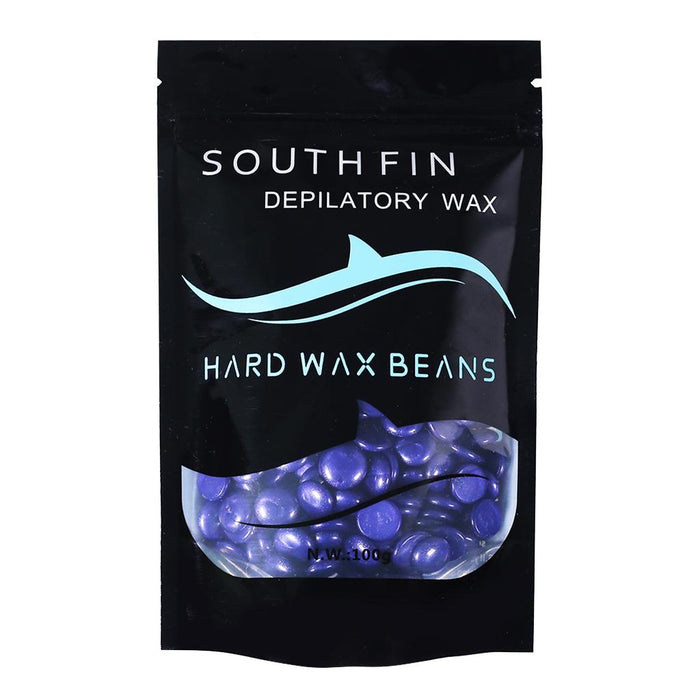 Crofta 100g Hard Wax Beads Women Men Hair Removal Depilatory Waxing Beans Lavender