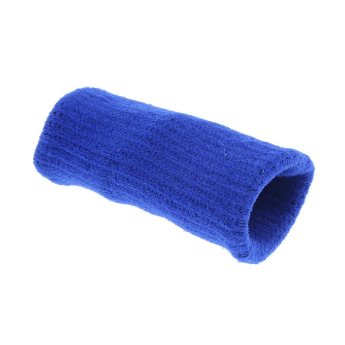 Crofta 10 Pieces Sports Elastic Finger Brace Splint Sleeves Support Protector Blue