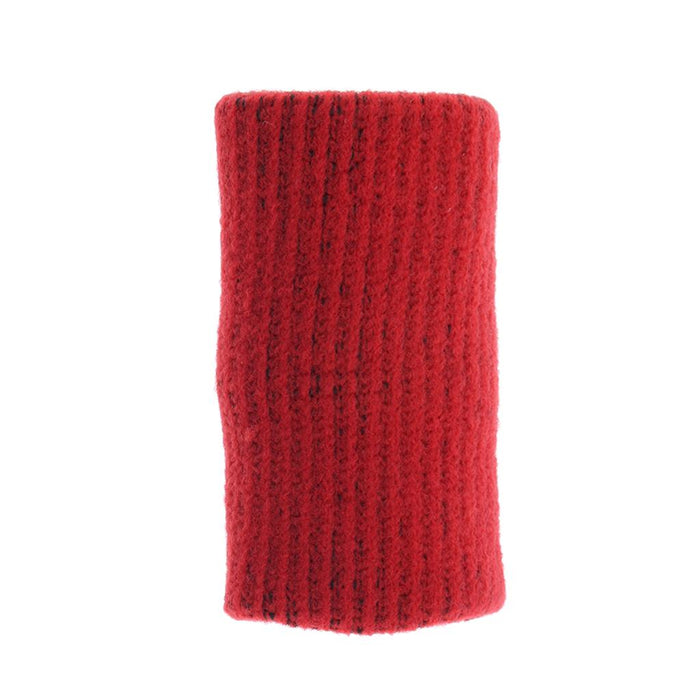 Crofta 10 Pieces Sports Elastic Finger Brace Splint Sleeves Support Protector Red