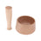 Crofta Wood Mortar and Pestle Spice Herb Grinder Mixing Grinding Bowl Crusher Set