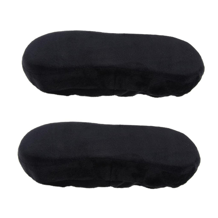 1 Pair Comfort Armrest Cushion Pad Elbow Pillow Office Chair Arm Rest Cover Support Black