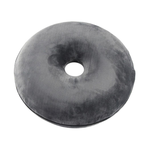 Crofta Donut Seat Cushion Hemorrhoid Coccyx Tailbone Support Pillow Pad Gray