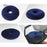 Crofta Donut Seat Cushion Hemorrhoid Coccyx Tailbone Support Pillow Pad Dark Blue