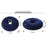 Crofta Donut Seat Cushion Hemorrhoid Coccyx Tailbone Support Pillow Pad Dark Blue