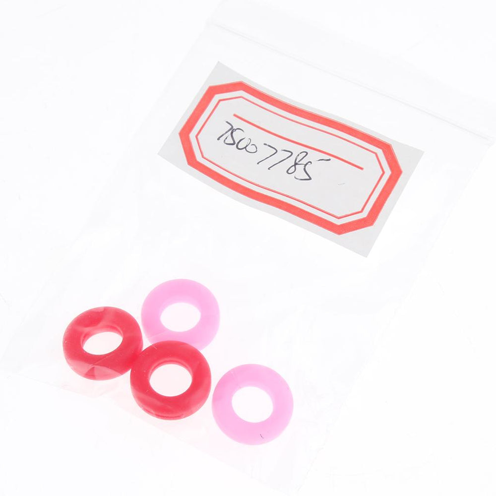 Crofta 2 Pairs Anti Slip Silicone Ear Hooks Holder for Glasses Red Pink