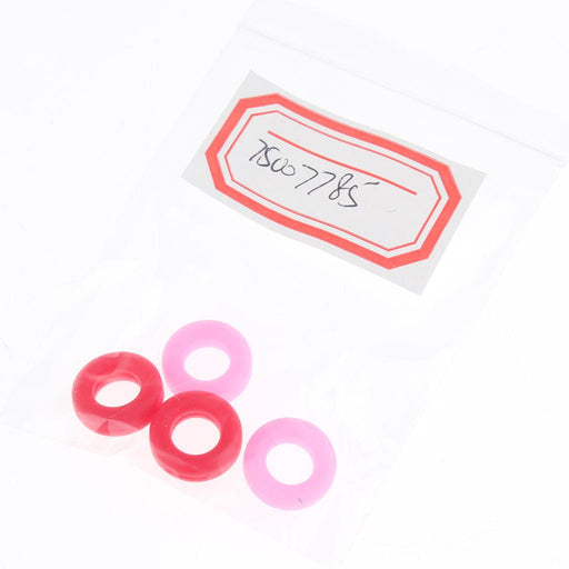 Crofta 2 Pairs Anti Slip Silicone Ear Hooks Holder for Glasses Red Pink