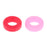 Crofta 2 Pairs Anti Slip Silicone Ear Hooks Holder for Glasses Red Pink