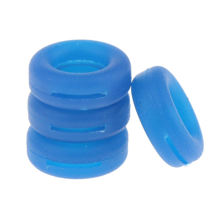 Crofta 2 Pairs Anti Slip Silicone Ear Hooks Holder for Glasses Dark Blue