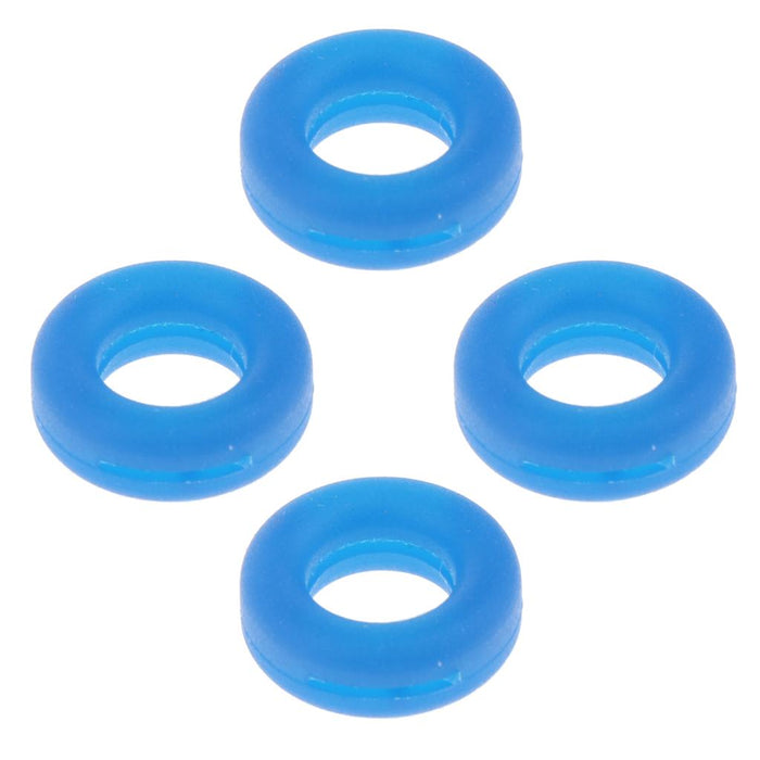 Crofta 2 Pairs Anti Slip Silicone Ear Hooks Holder for Glasses Dark Blue