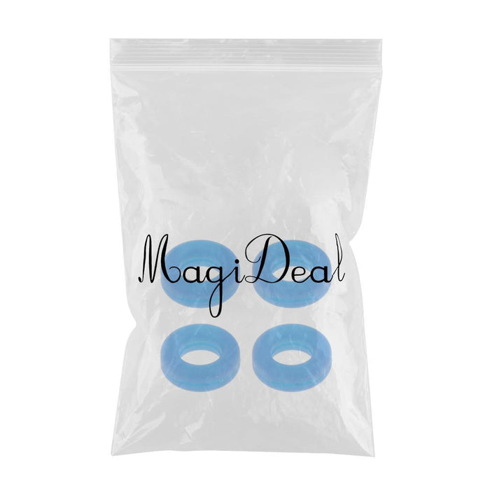 Crofta 2 Pairs Anti Slip Silicone Ear Hooks Holder for Glasses Dark Blue