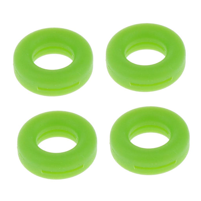 Crofta 2 Pairs Anti Slip Silicone Ear Hooks Holder for Glasses Green