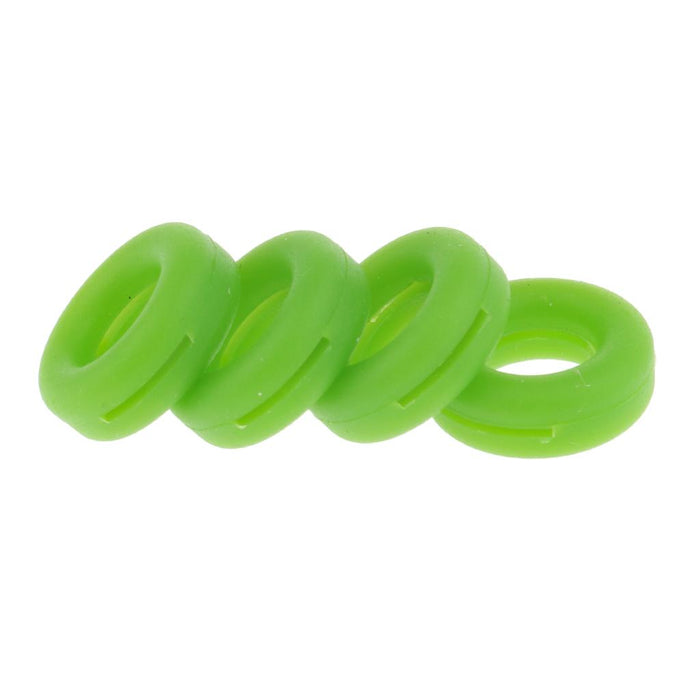 Crofta 2 Pairs Anti Slip Silicone Ear Hooks Holder for Glasses Green