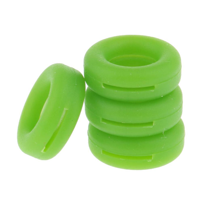 Crofta 2 Pairs Anti Slip Silicone Ear Hooks Holder for Glasses Green