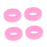 Crofta 2 Pairs Anti Slip Silicone Ear Hooks Holder for Glasses PInk