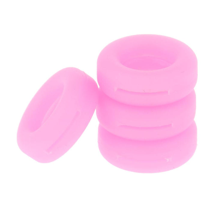 Crofta 2 Pairs Anti Slip Silicone Ear Hooks Holder for Glasses PInk