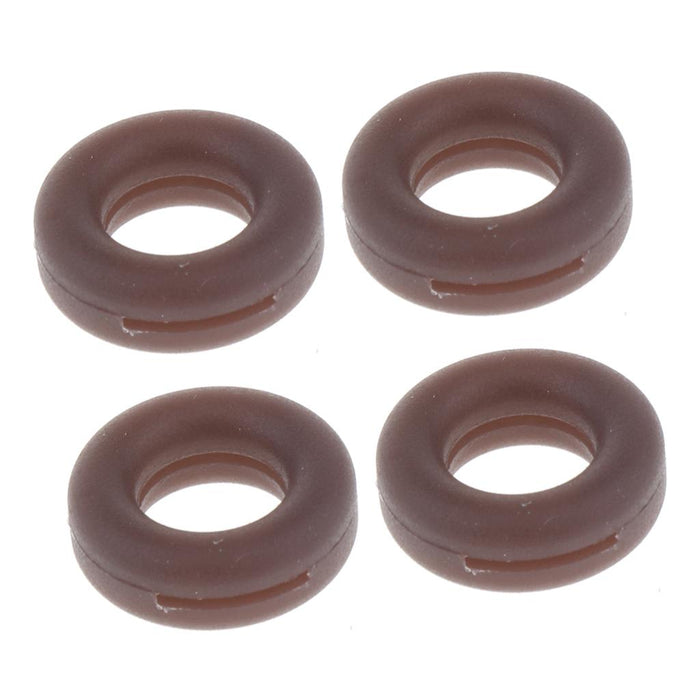 Crofta 2 Pairs Anti Slip Silicone Ear Hooks Holder for Glasses Coffee