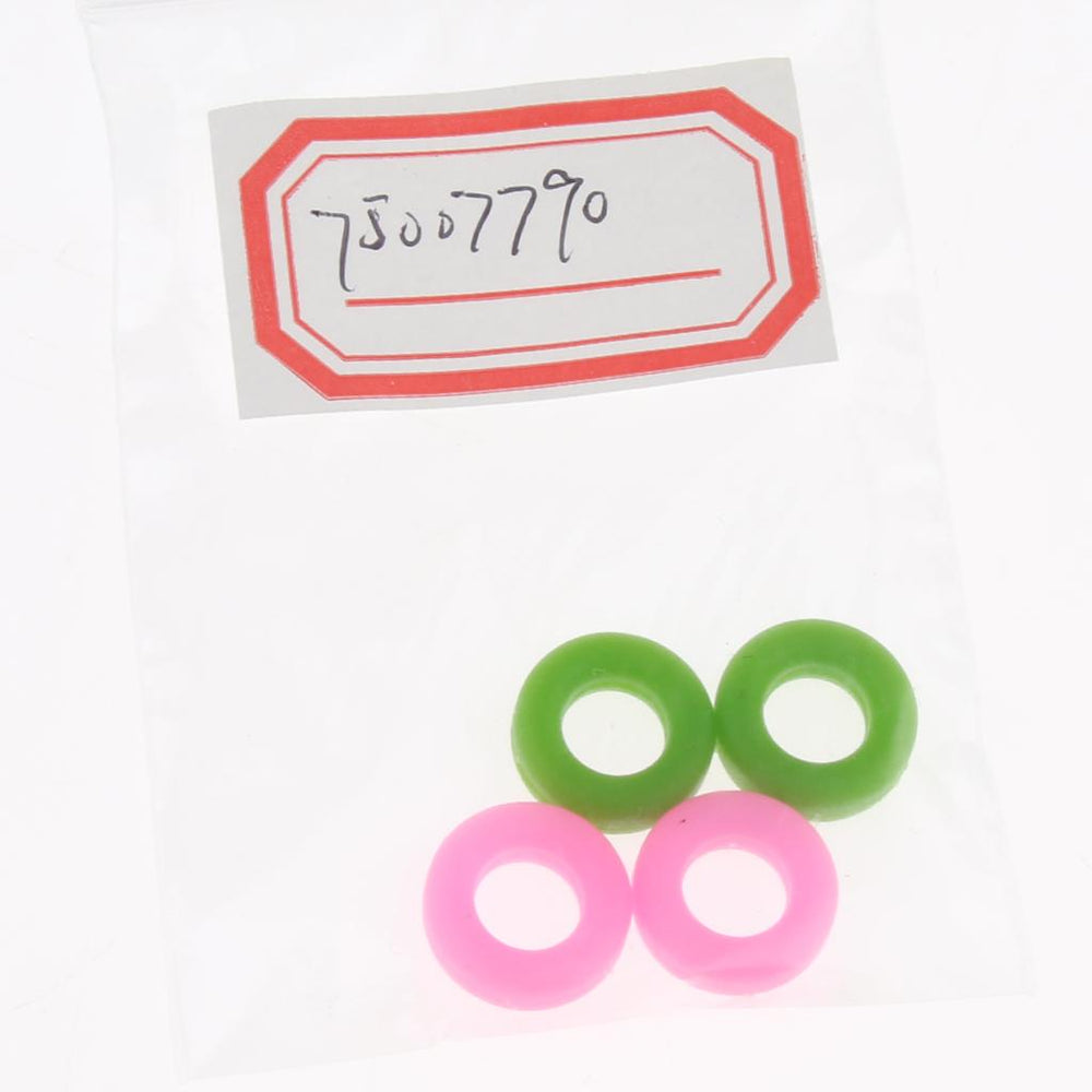 Crofta 2 Pairs Anti Slip Silicone Ear Hooks Holder for Glasses Green Pink