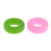 Crofta 2 Pairs Anti Slip Silicone Ear Hooks Holder for Glasses Green Pink