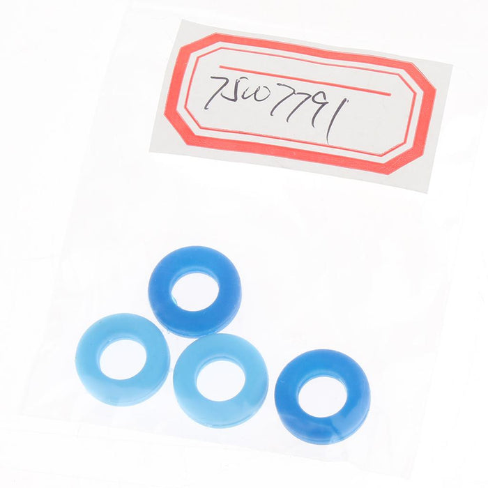 Crofta 2 Pairs Anti Slip Silicone Ear Hooks Holder for Glasses Dark Blue Light Blue