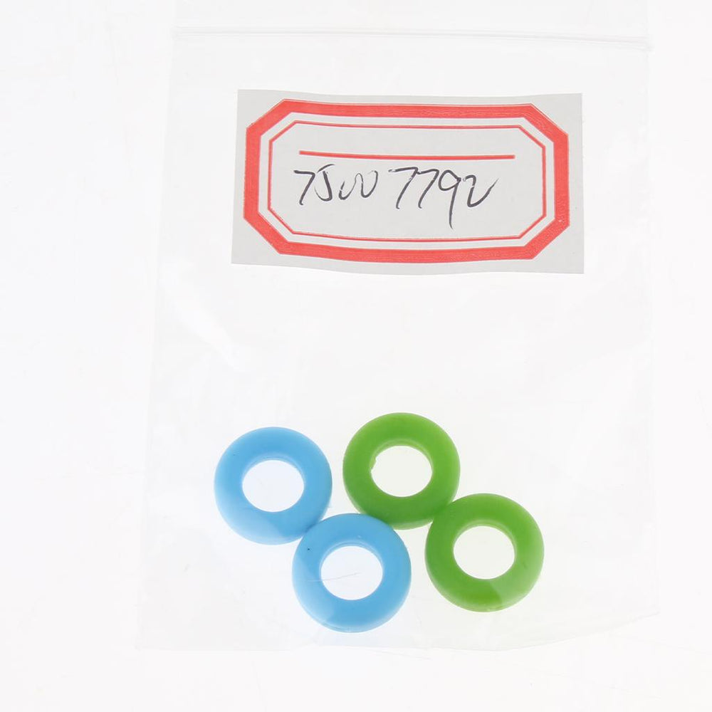 Crofta 2 Pairs Anti Slip Silicone Ear Hooks Holder for Glasses Green Light Blue