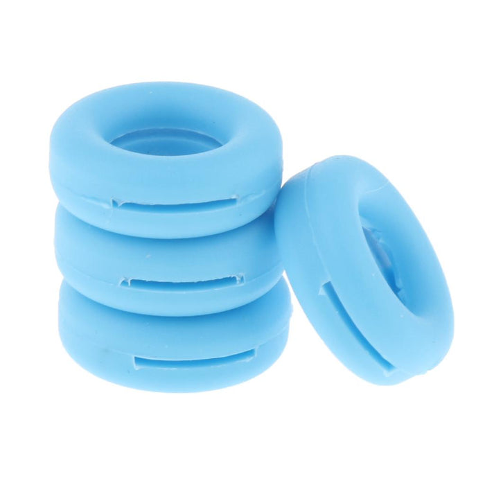 Crofta 2 Pairs Anti Slip Silicone Ear Hooks Holder for Glasses Light Blue