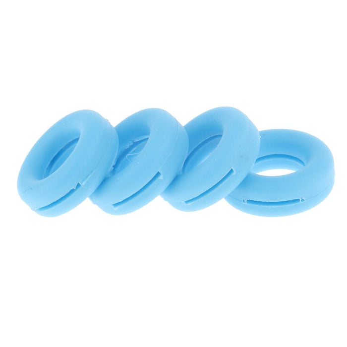 Crofta 2 Pairs Anti Slip Silicone Ear Hooks Holder for Glasses Light Blue